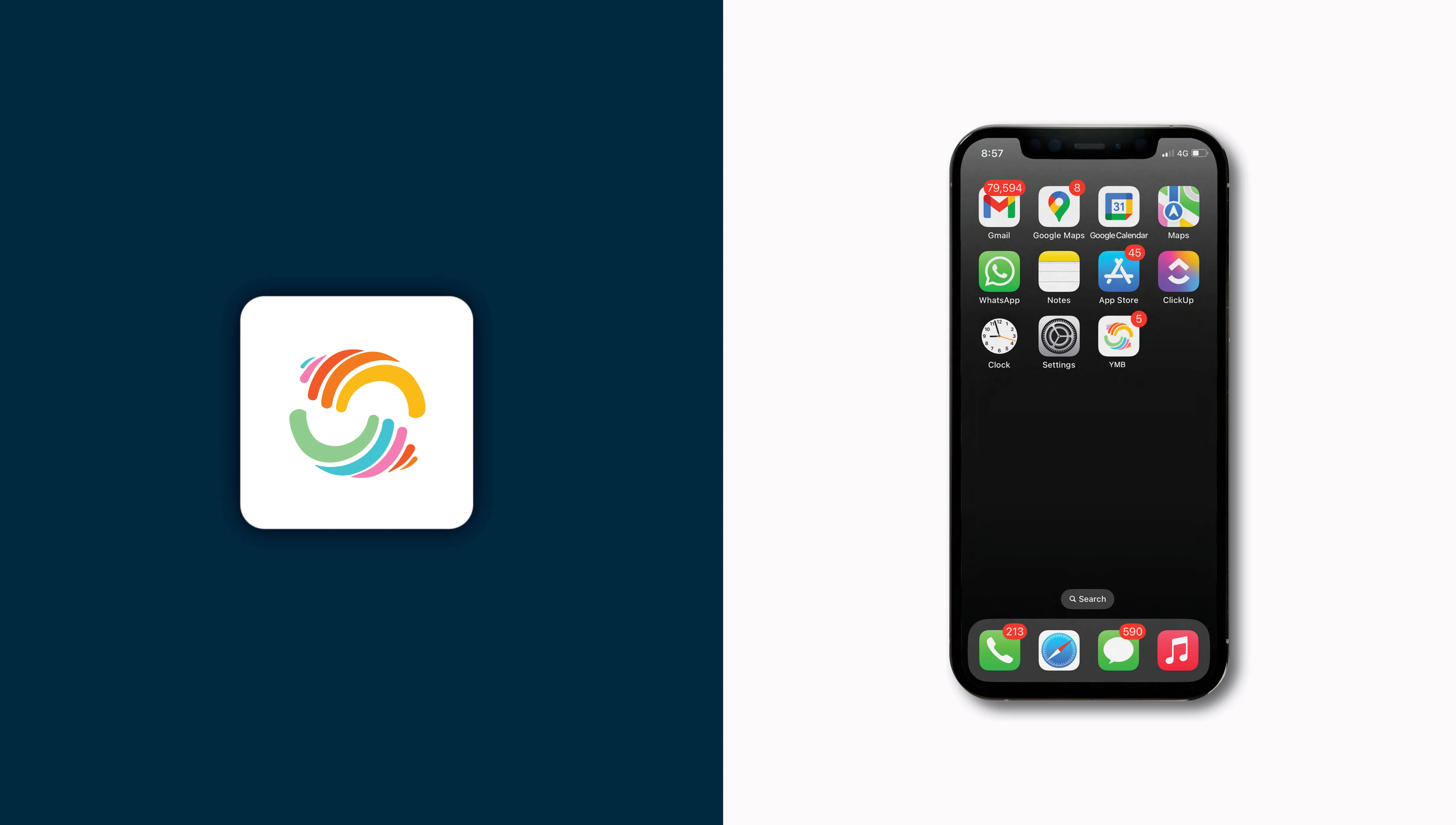 Mobile app interface preview
