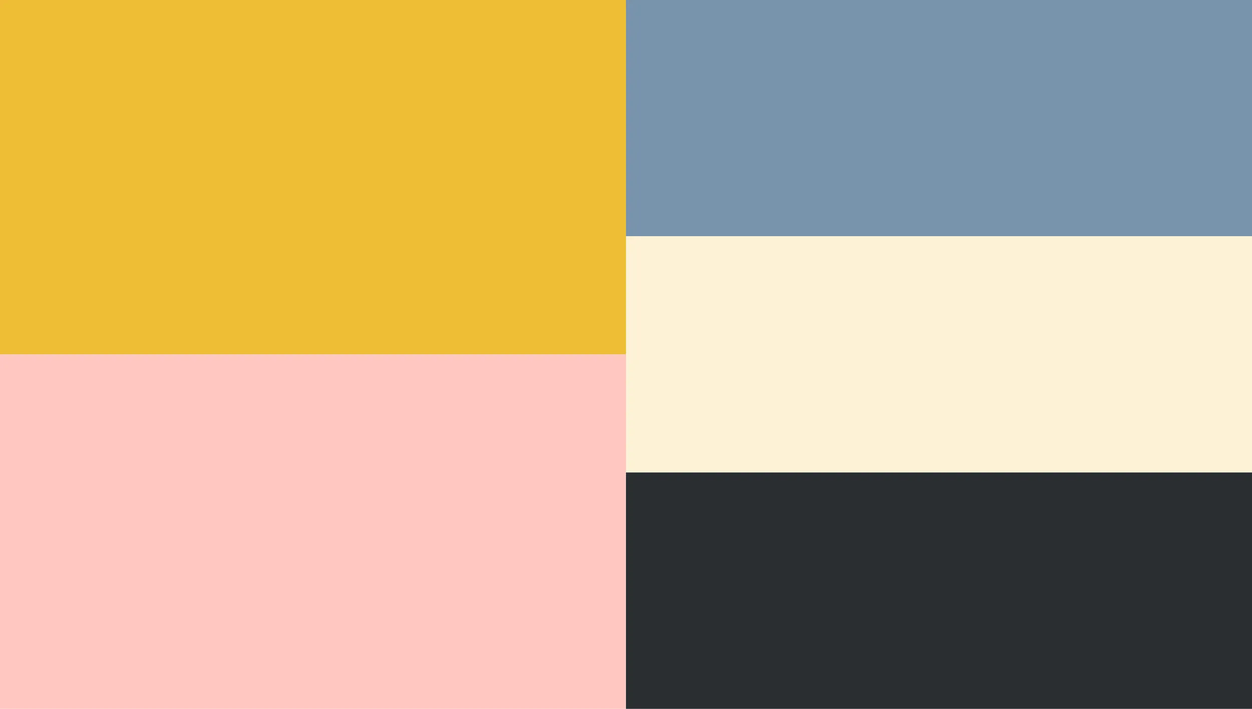 Pastel color theme palette