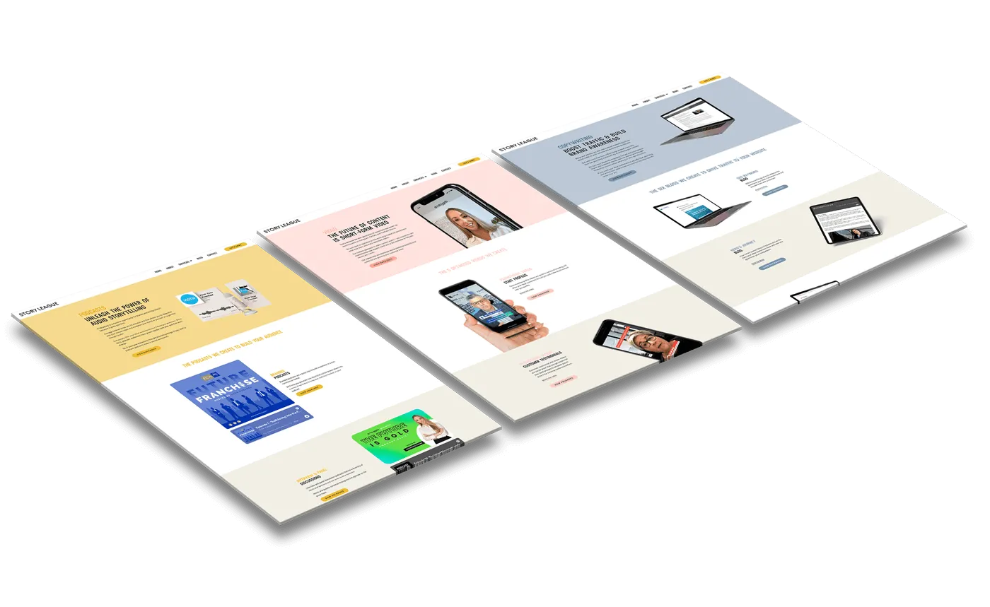 Website UI kit elements grid
