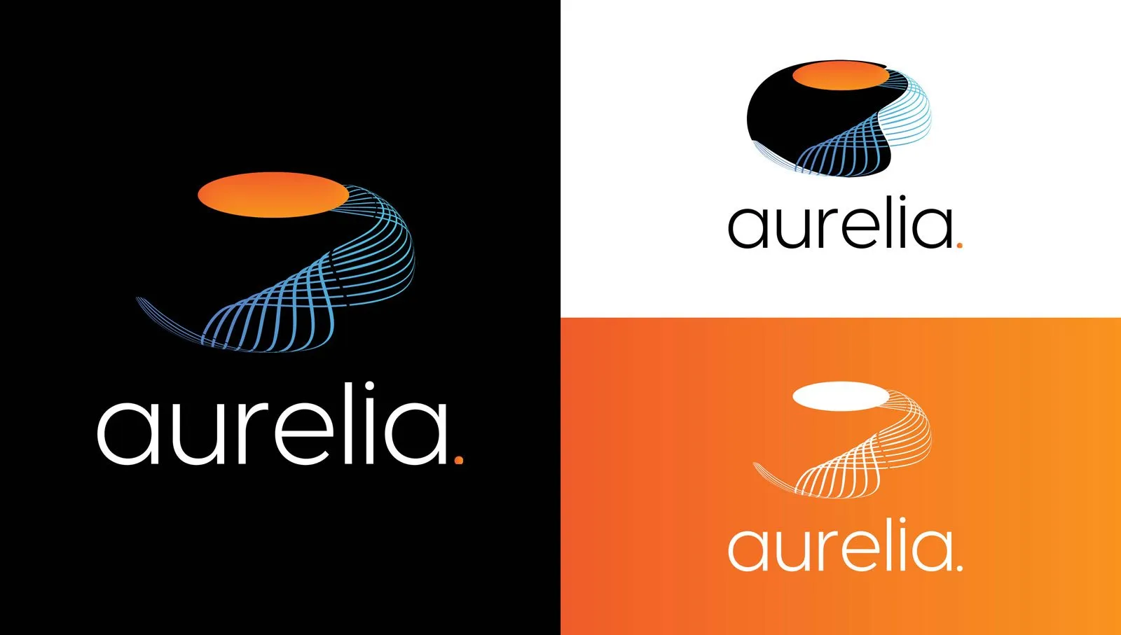 Brand color and logo presentation