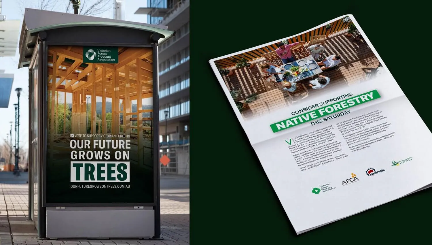 Outdoor advertising display