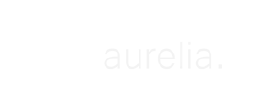 Aurelia white text logo