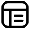 Dashboard layout wireframe icon