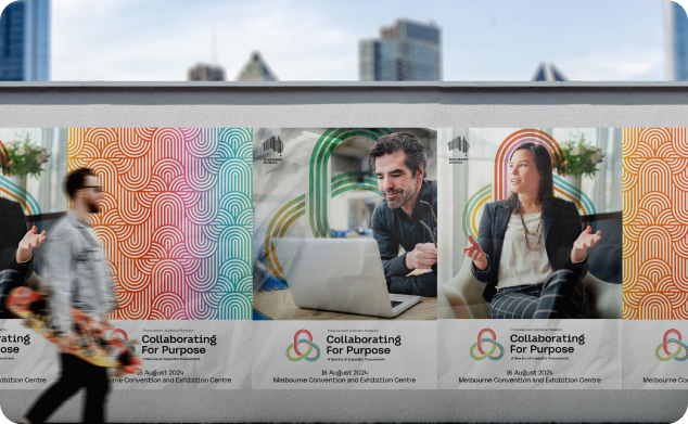 Team outdoor branding campaign