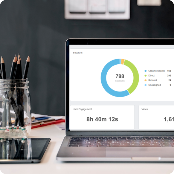 Comprehensive marketing strategy visual