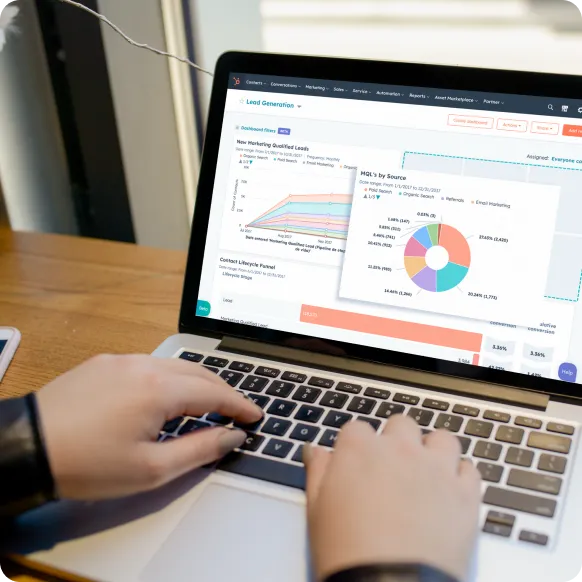 Analytics and performance dashboard
