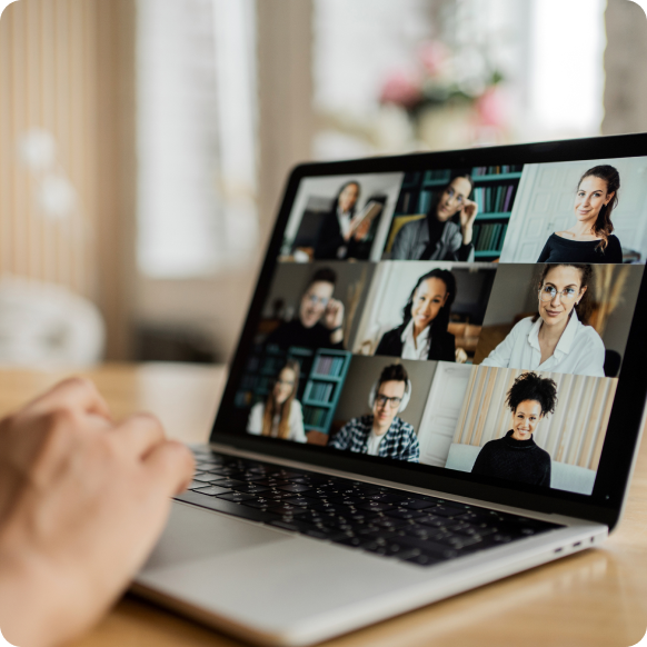 Digital training program illustration