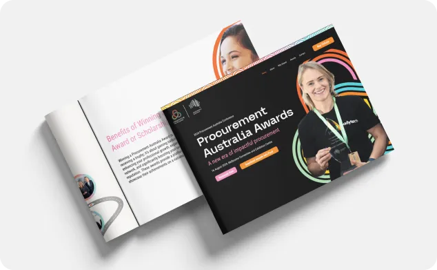 Mobile app and brochure preview