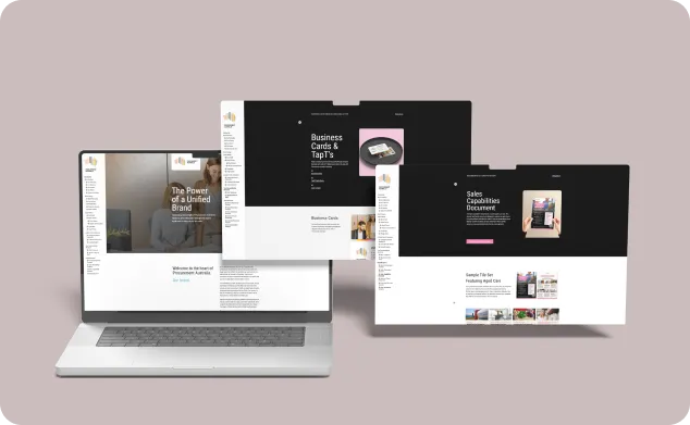 Website preview on laptop and phone