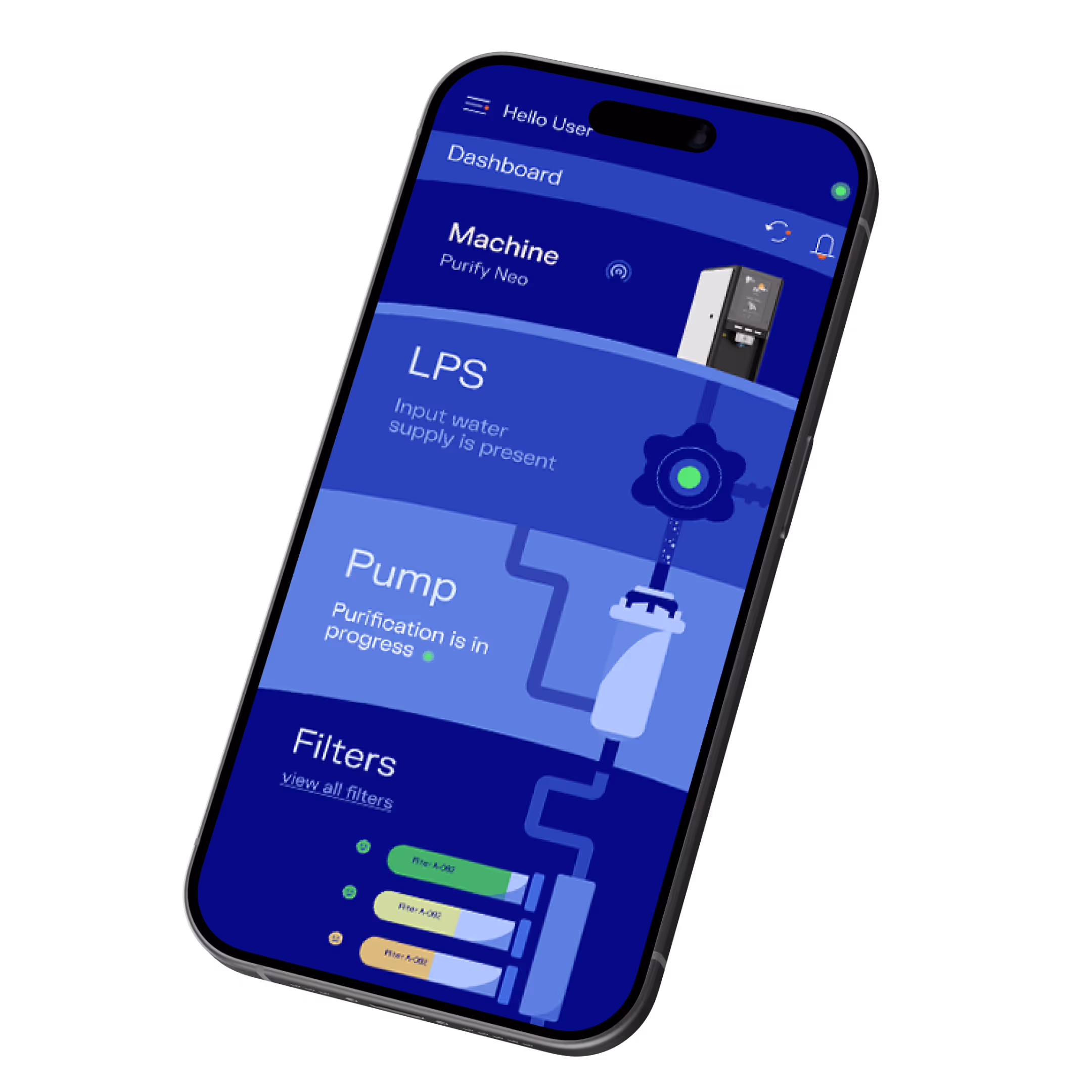 Image of the water ai mobile app