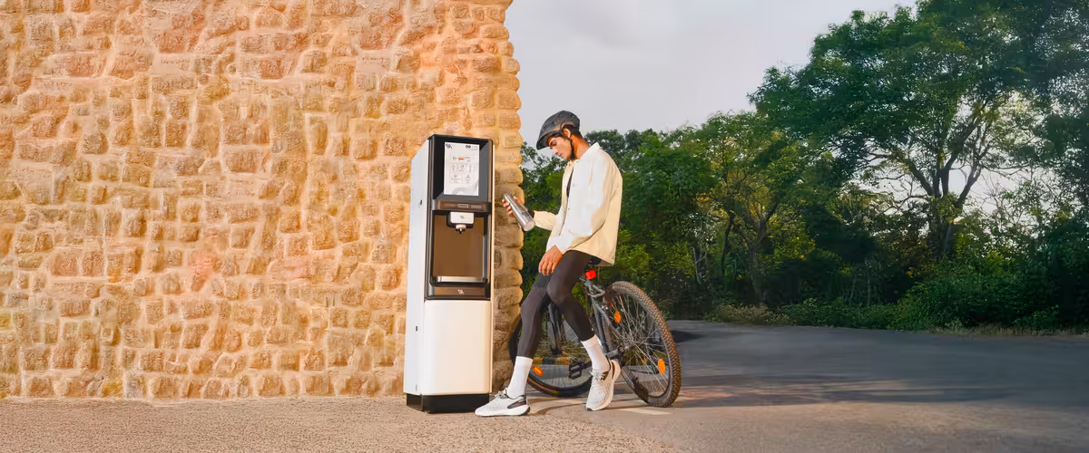 A couple excercising on a yoga mat