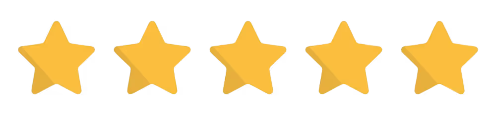 5 stars for reviews