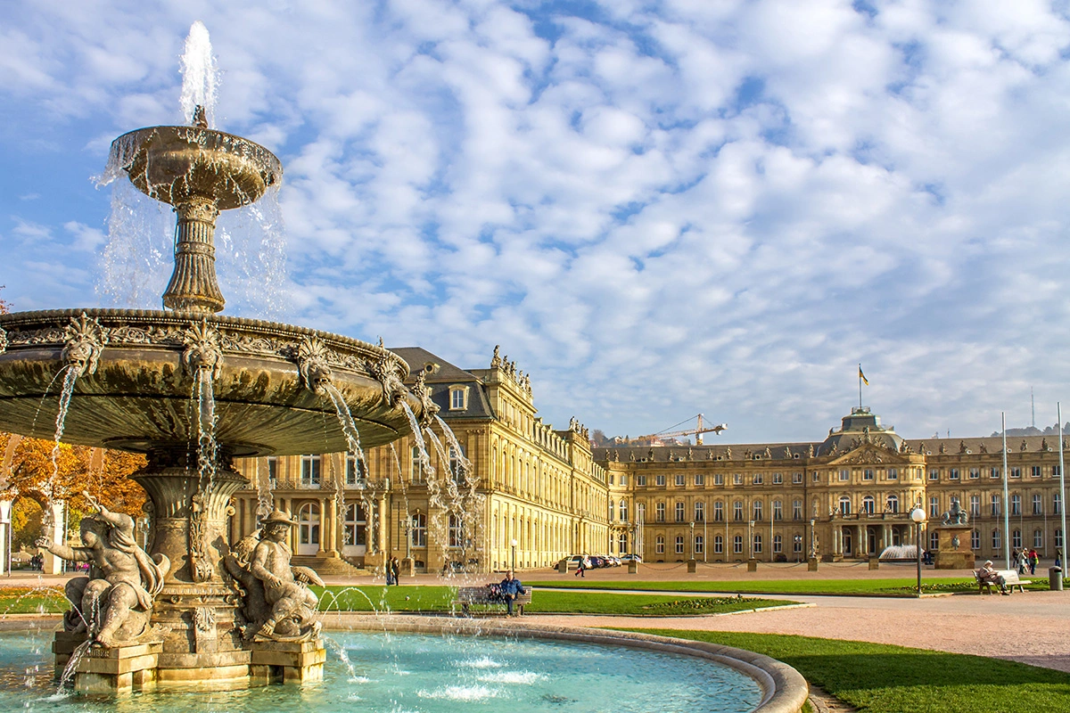 Stuttgart Brunnen vor dem Alten Schloss