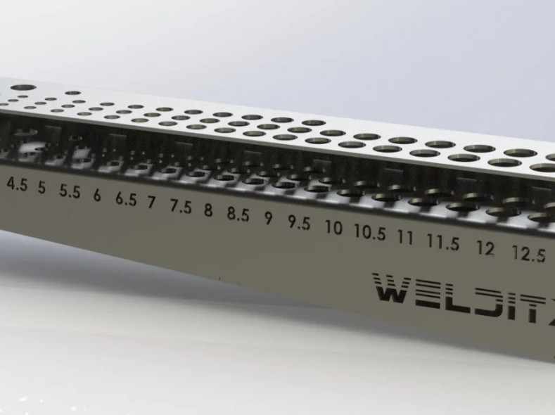 Wall bracket for 2 kg fire extinguisher, type 1