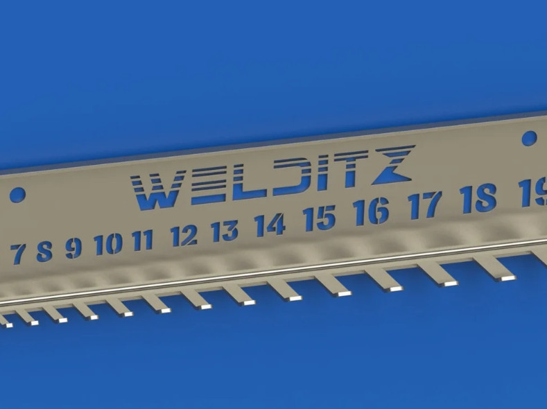 Wall bracket for 2 kg fire extinguisher, type 1