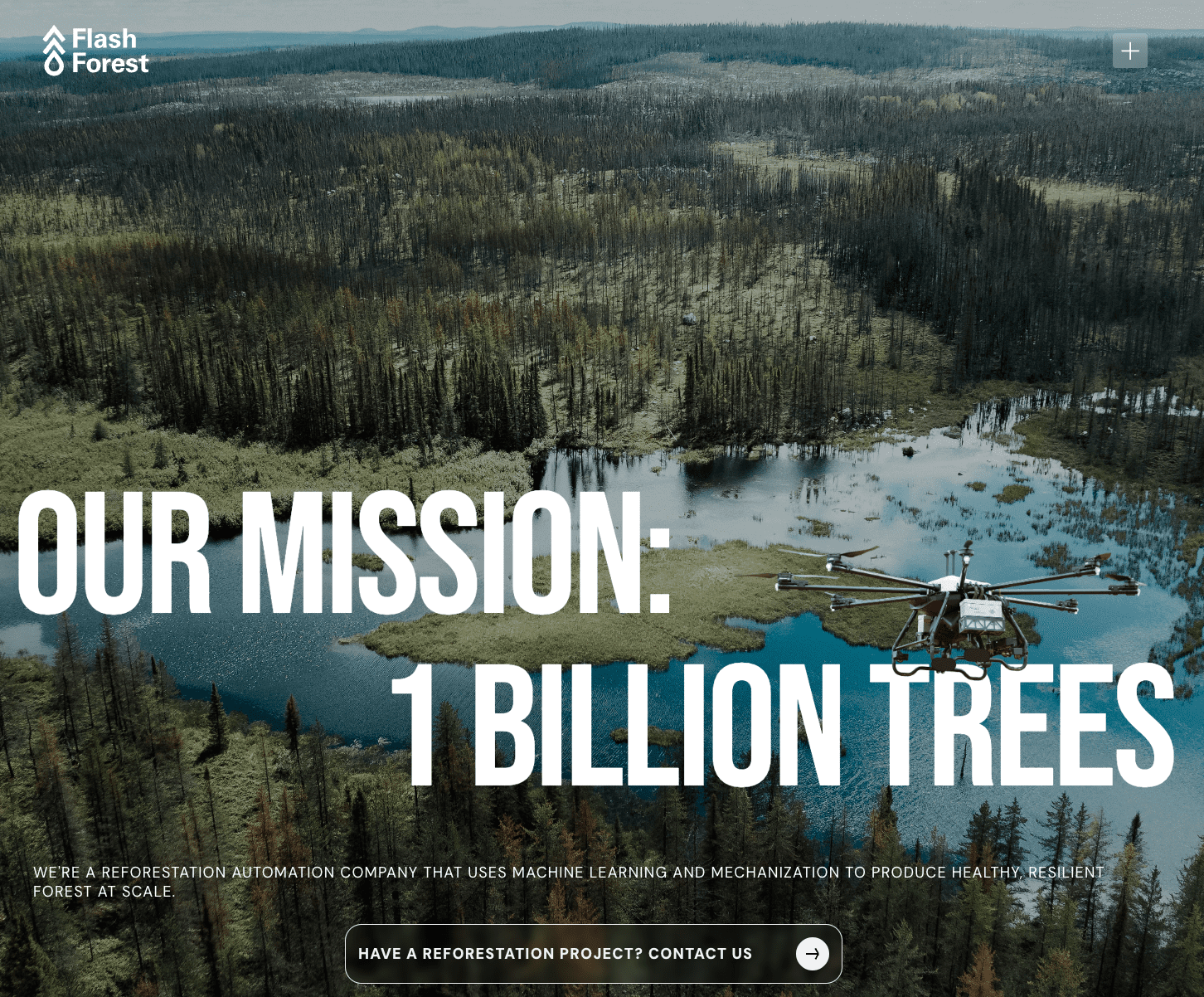 Automated Drone Reforestation Services | Flash Forest Canada