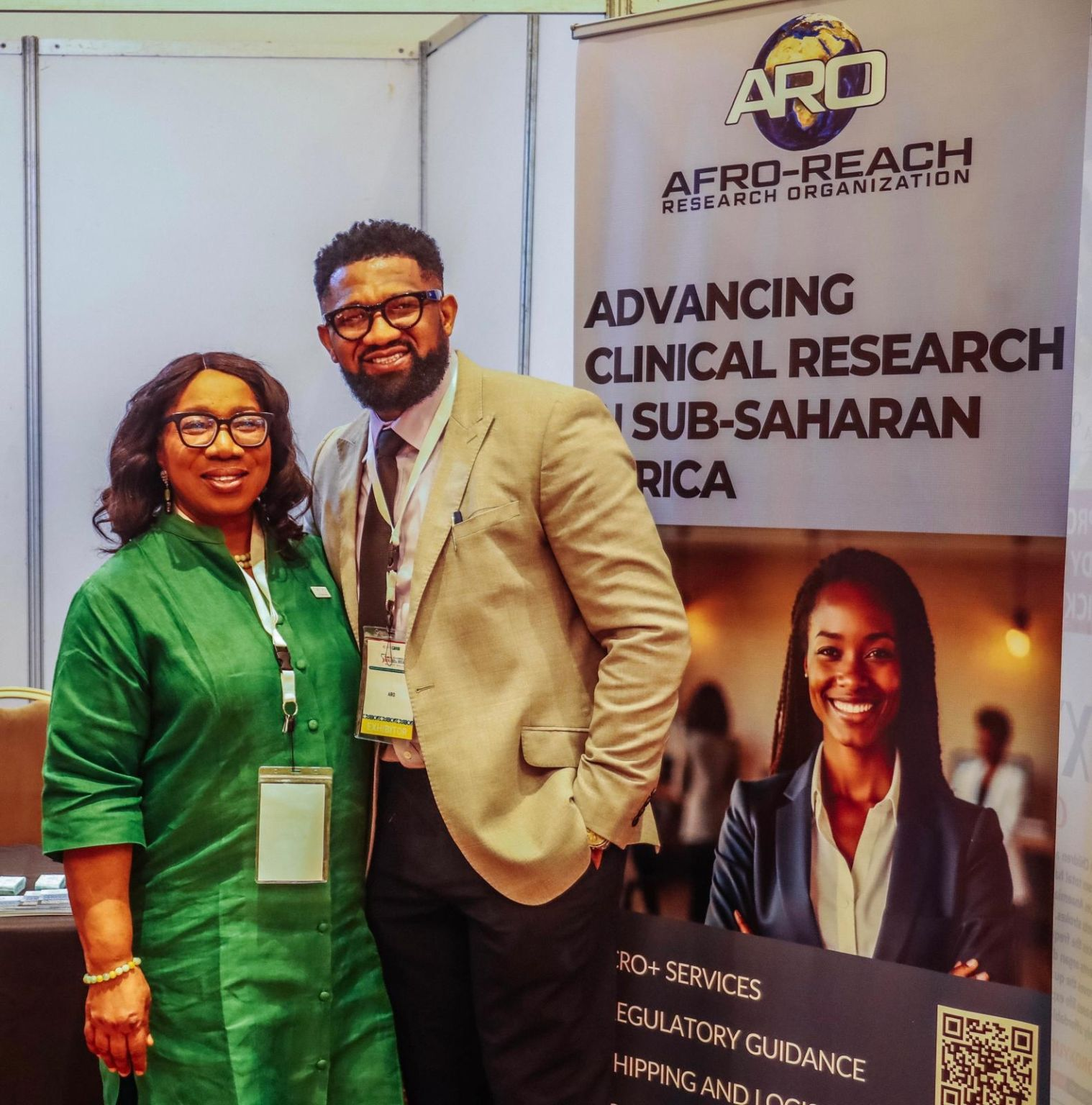 Afro-REACH exhibition booth
