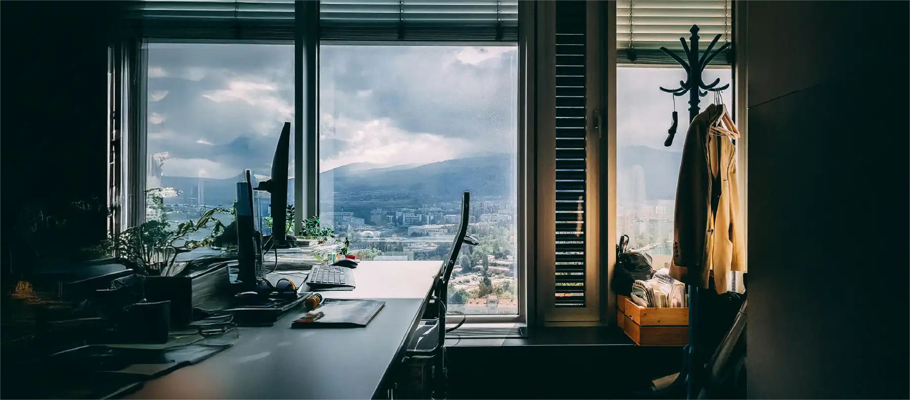 Image photo d'un bureau professionnel protégé par une assurance multirisque