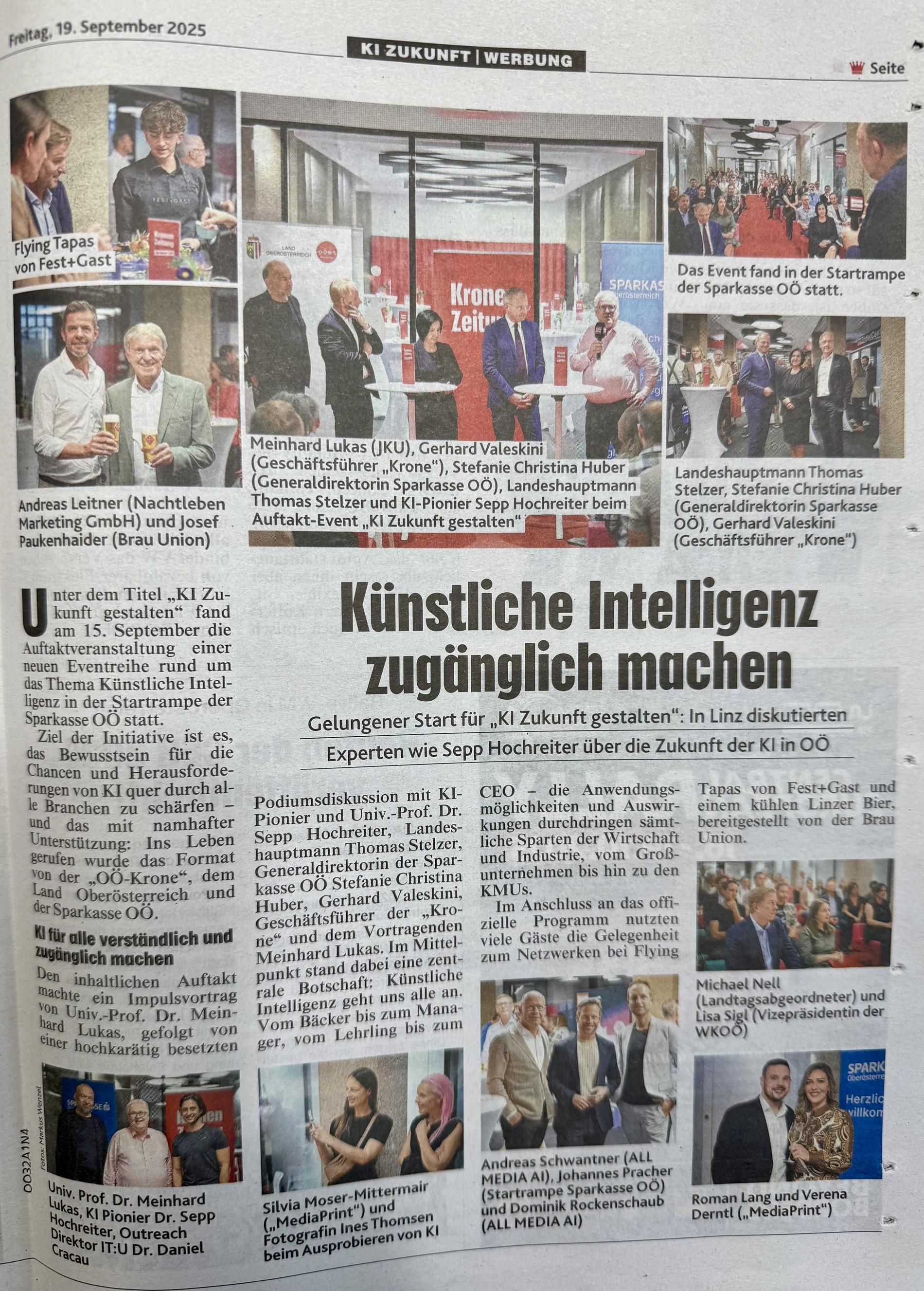 ALL MEDIA AI bei Initiative "KI Zukunft gestalten" dabei