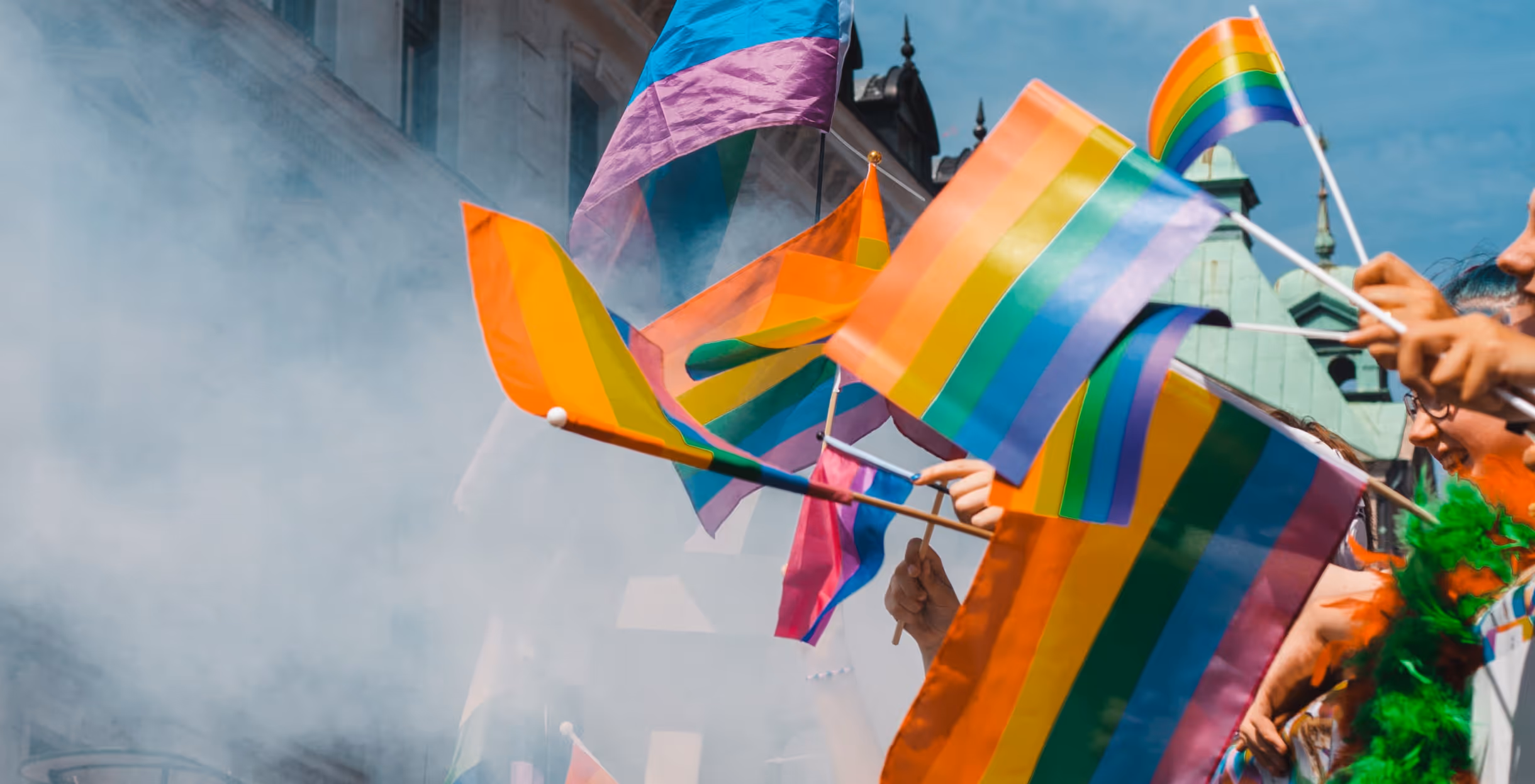pride flags