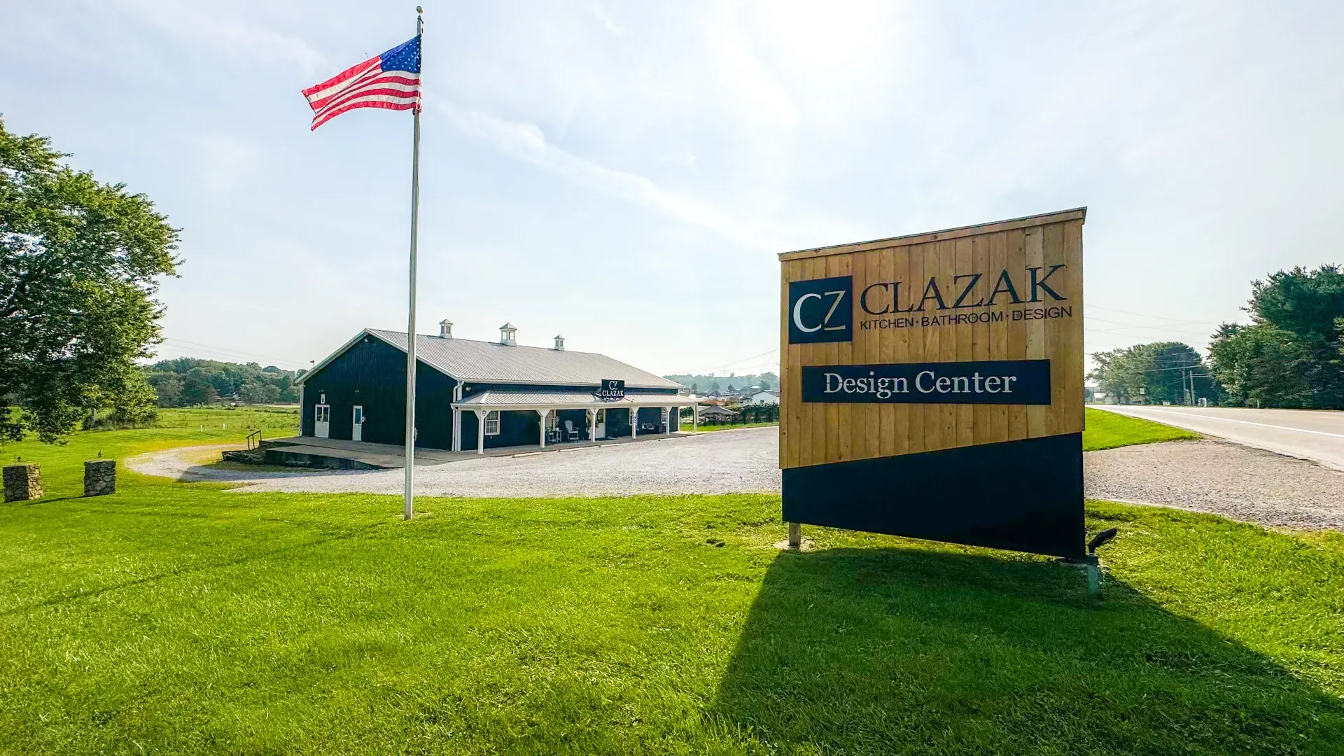 clazak building on sunny day