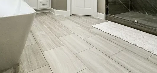 tile grout and tile layout