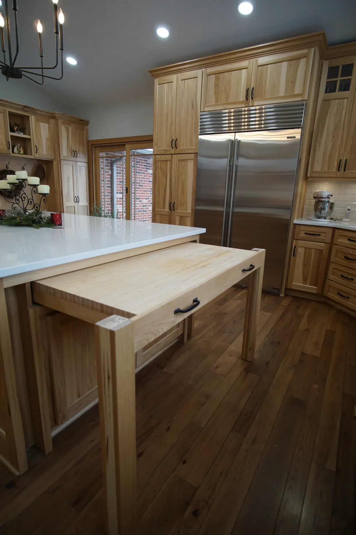 new addition kitchen pull out island