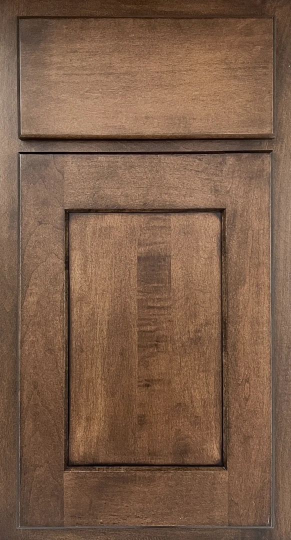 clear soft maple coffee cabinet face