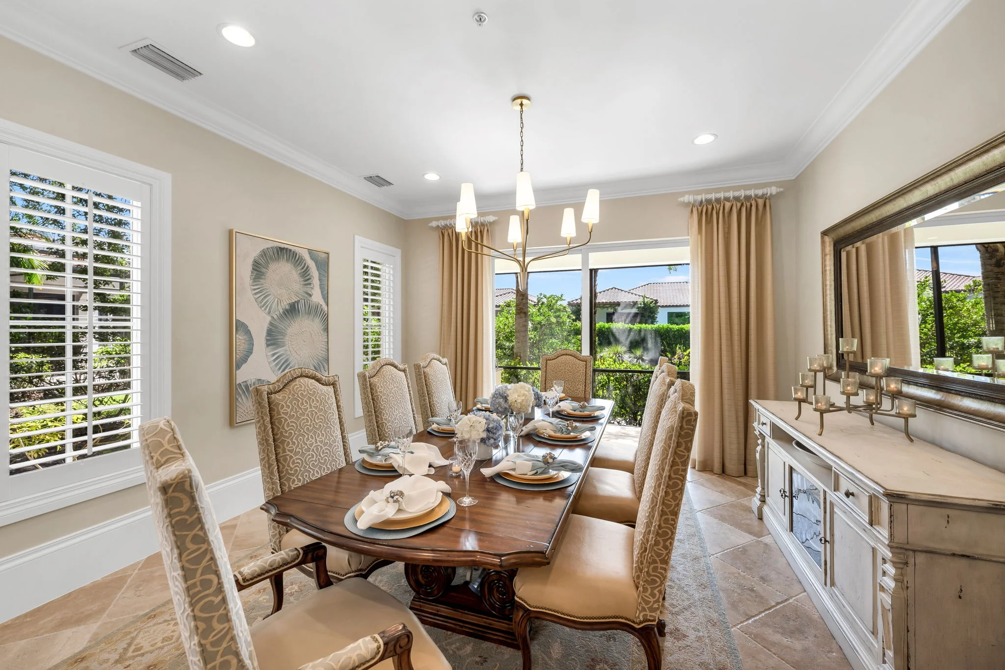 Staging after dining room