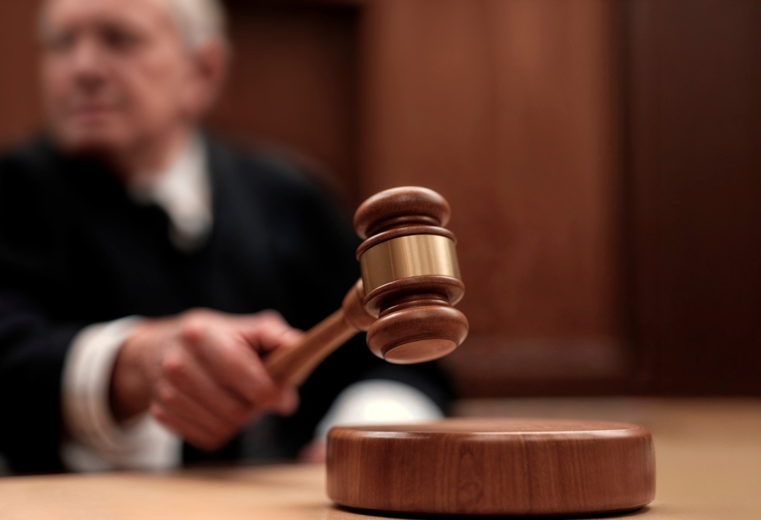 Gavel in a high-profile criminal defence case