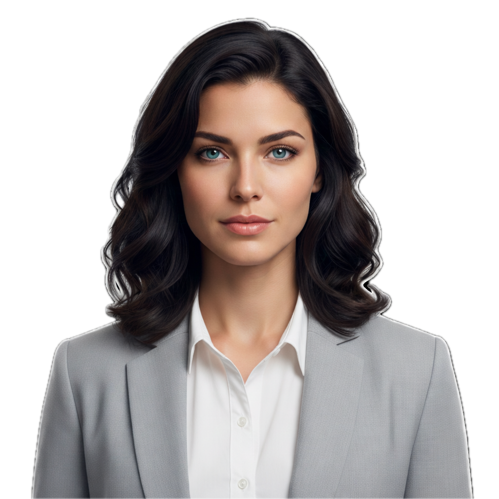 Representation of an AI-created assistant surrounded by tags representing the tasks it can perform.