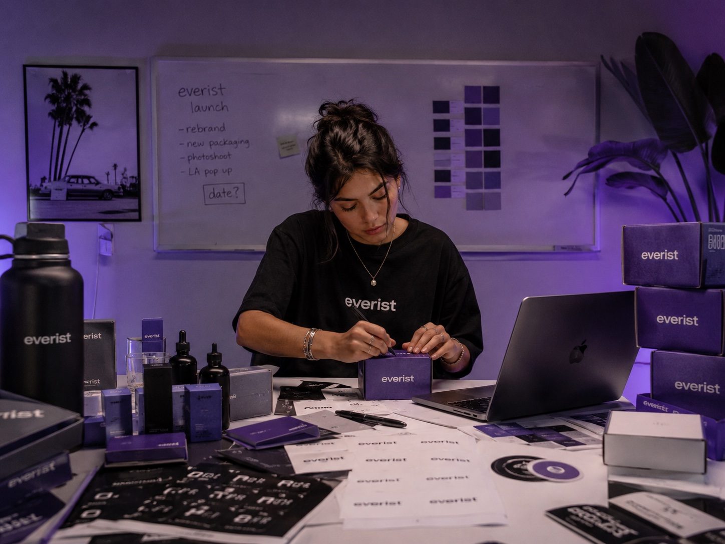 Agency team building the brand