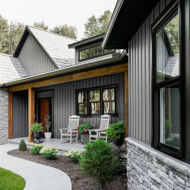 kidron custom exteriors front porch rocking chairs