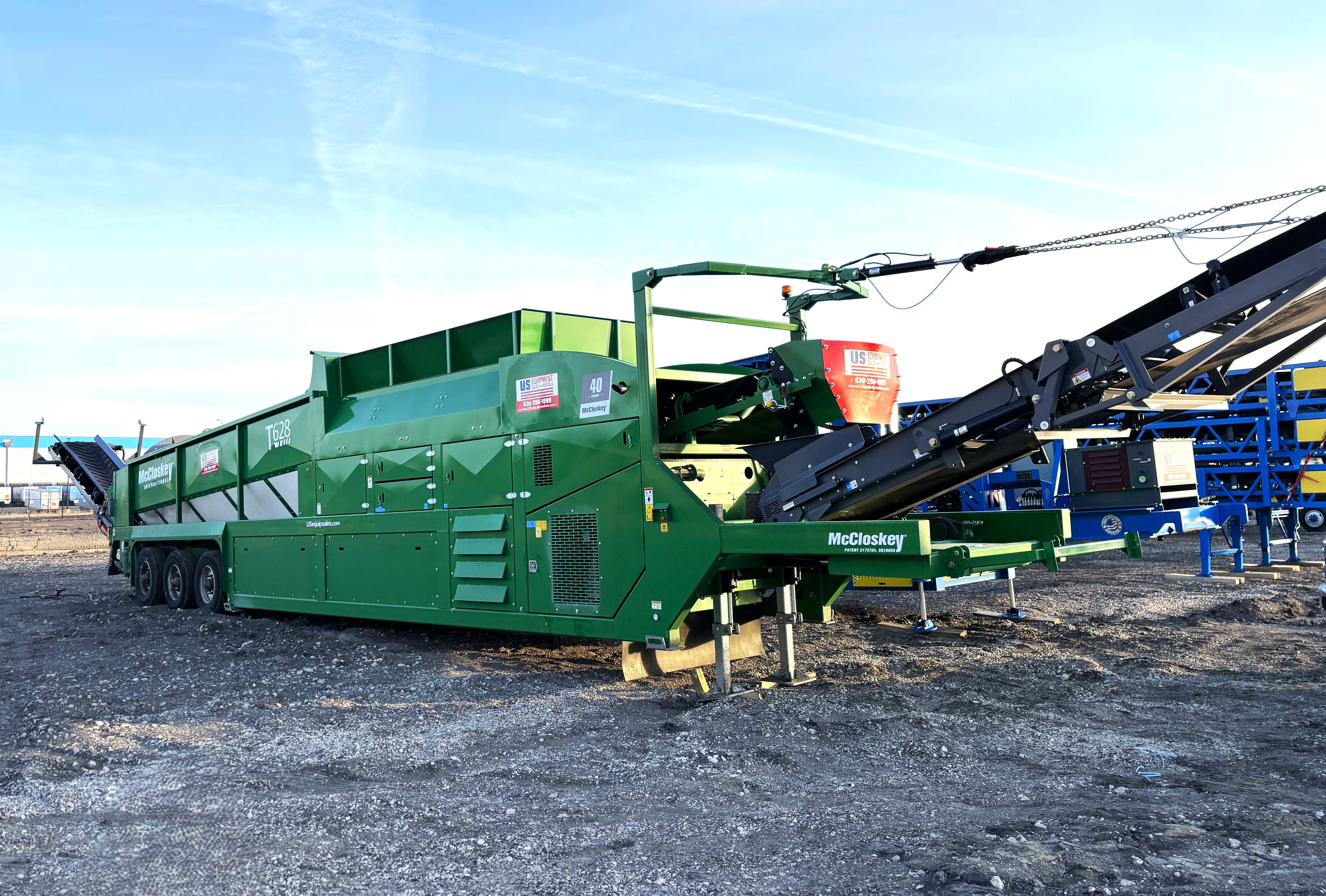 2025 McCloskey 628RE - Heavy Duty Trommel Screener #R017