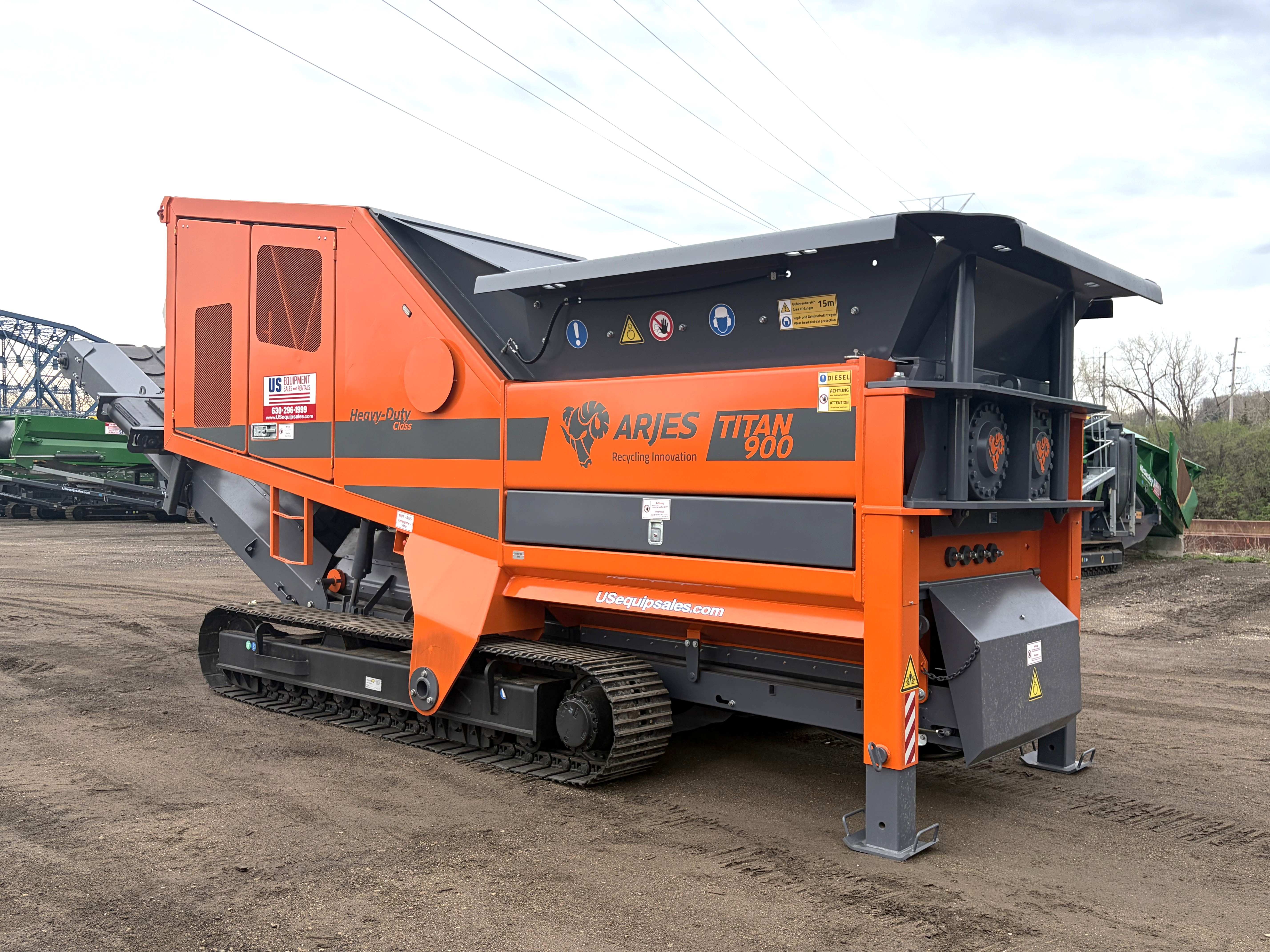 2026 Arjes Titan 900 Two Shaft Shredder - Efficient Scrap & Waste Processing #SH398
