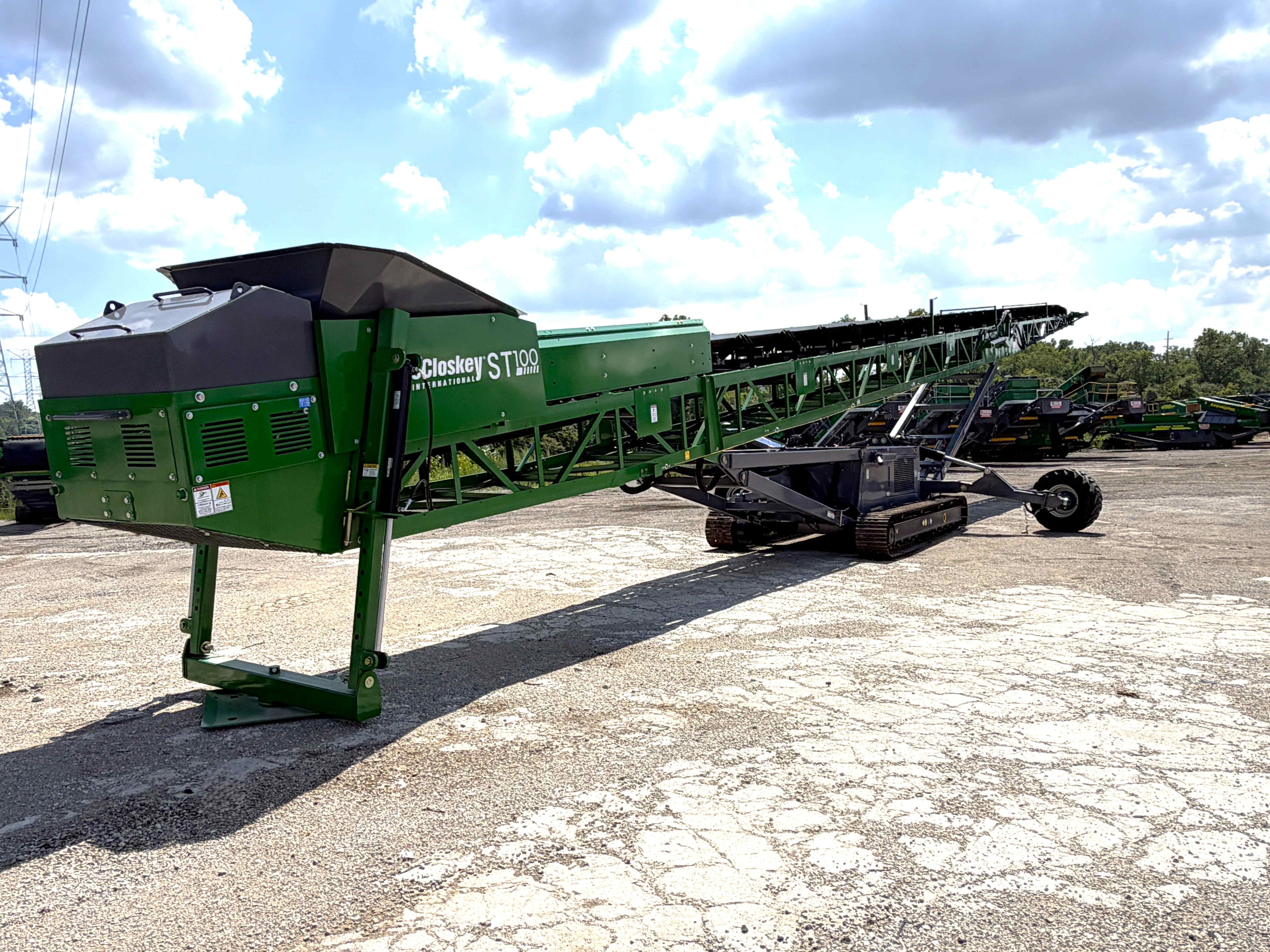 2026 McCloskey ST100T-LA - Heavy Duty Stacker #S208