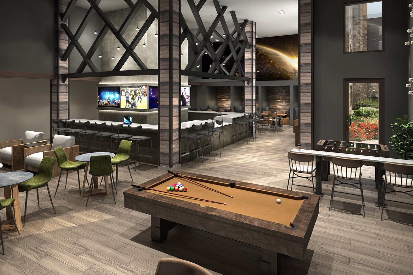 Lounge for Entertainment and Co-Working
