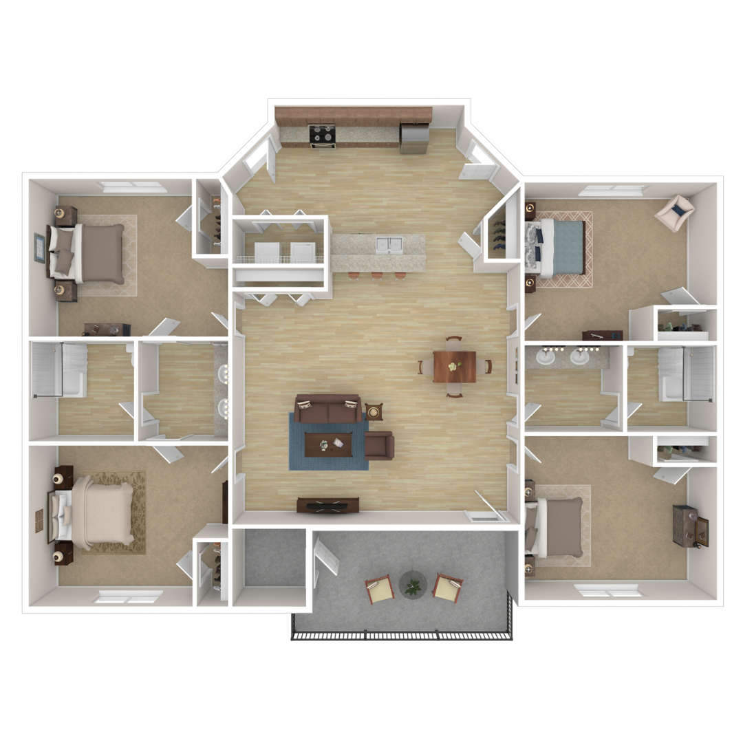 The Western layout