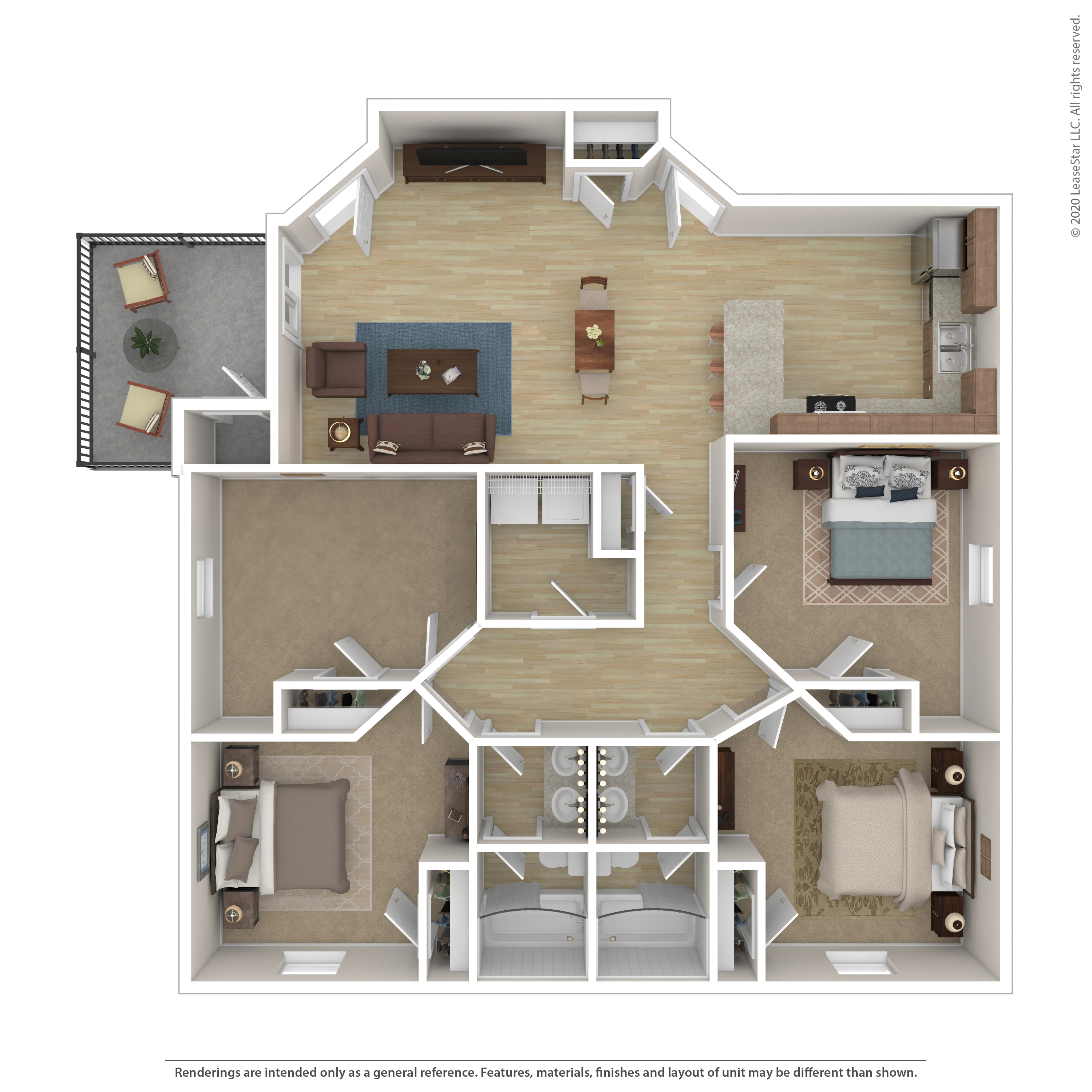 The Den layout