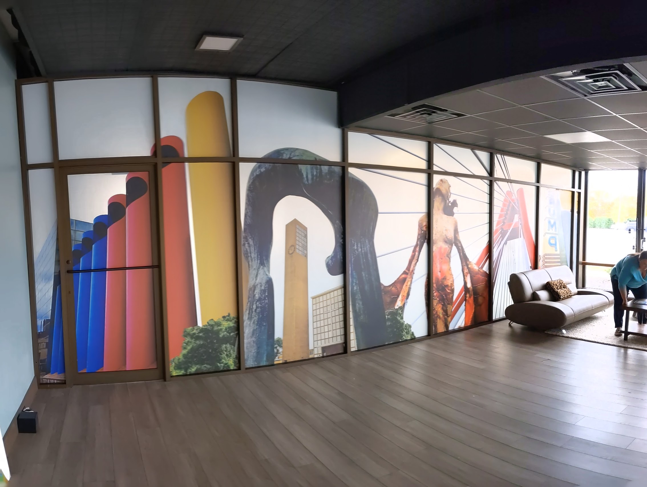 Downtown Columbus inspired Opulence Window film