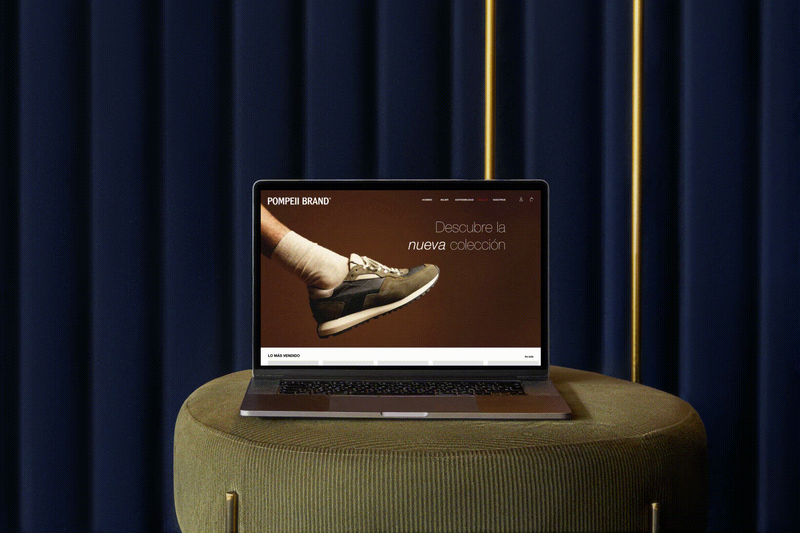 Rediseño del e-commerce de Pompeii por Marcos Barrios