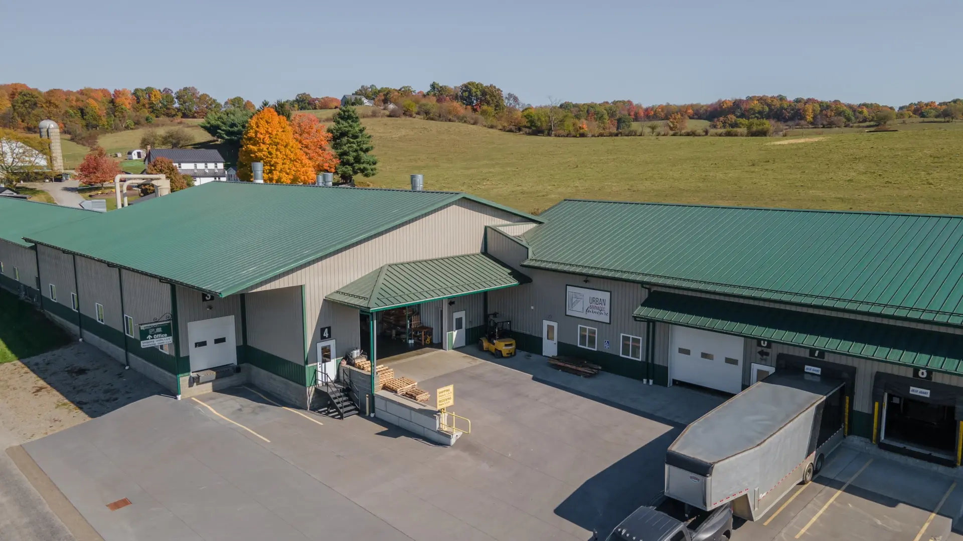 commercial warehouse metal roofing