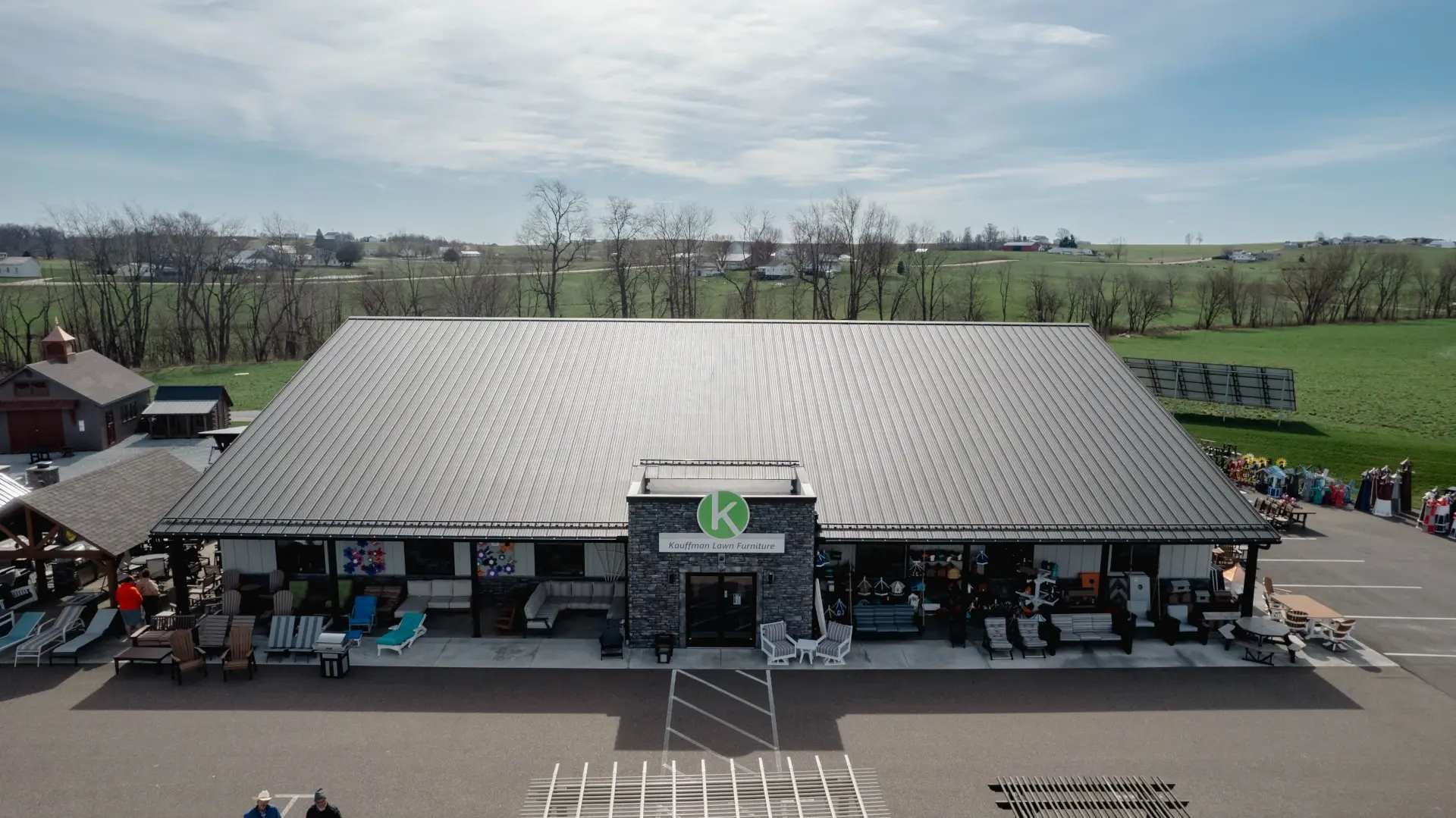 furniture shop commercial metal roofing
