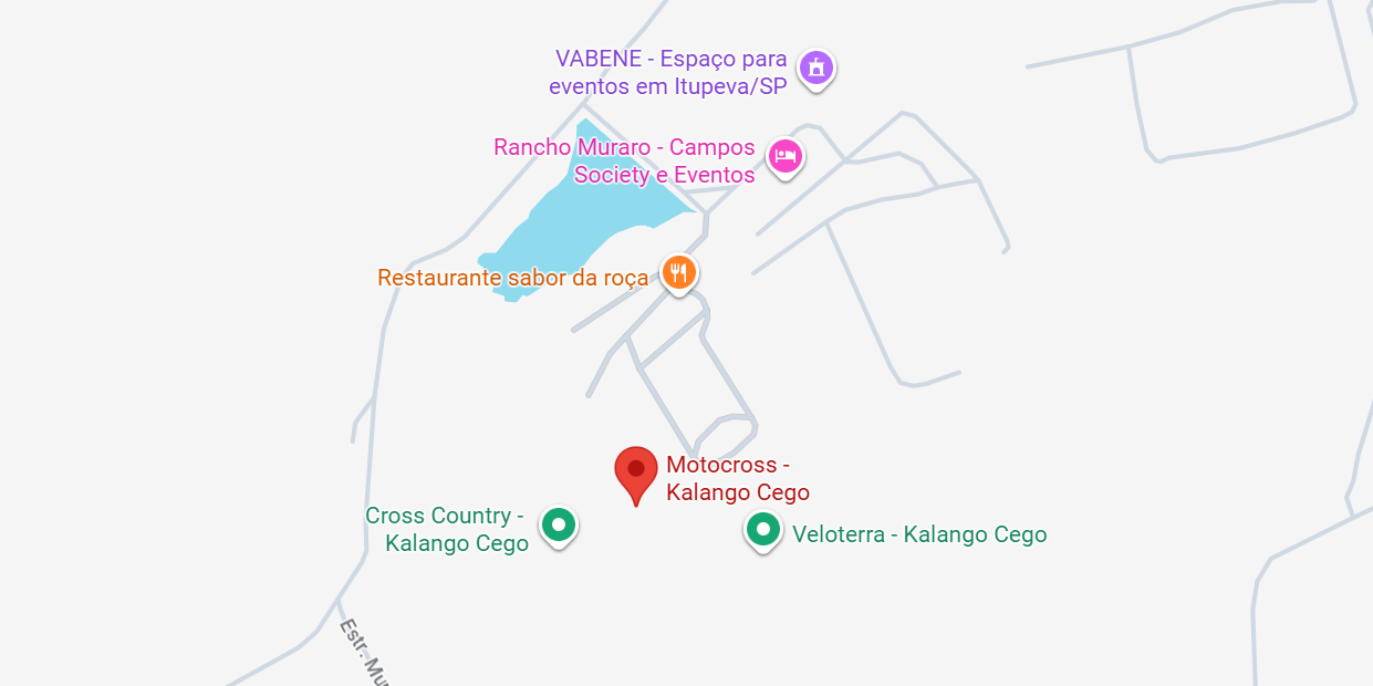 Mapa — Kalango Cego, Via Ema Zacani Muraro, Itupeva – SP