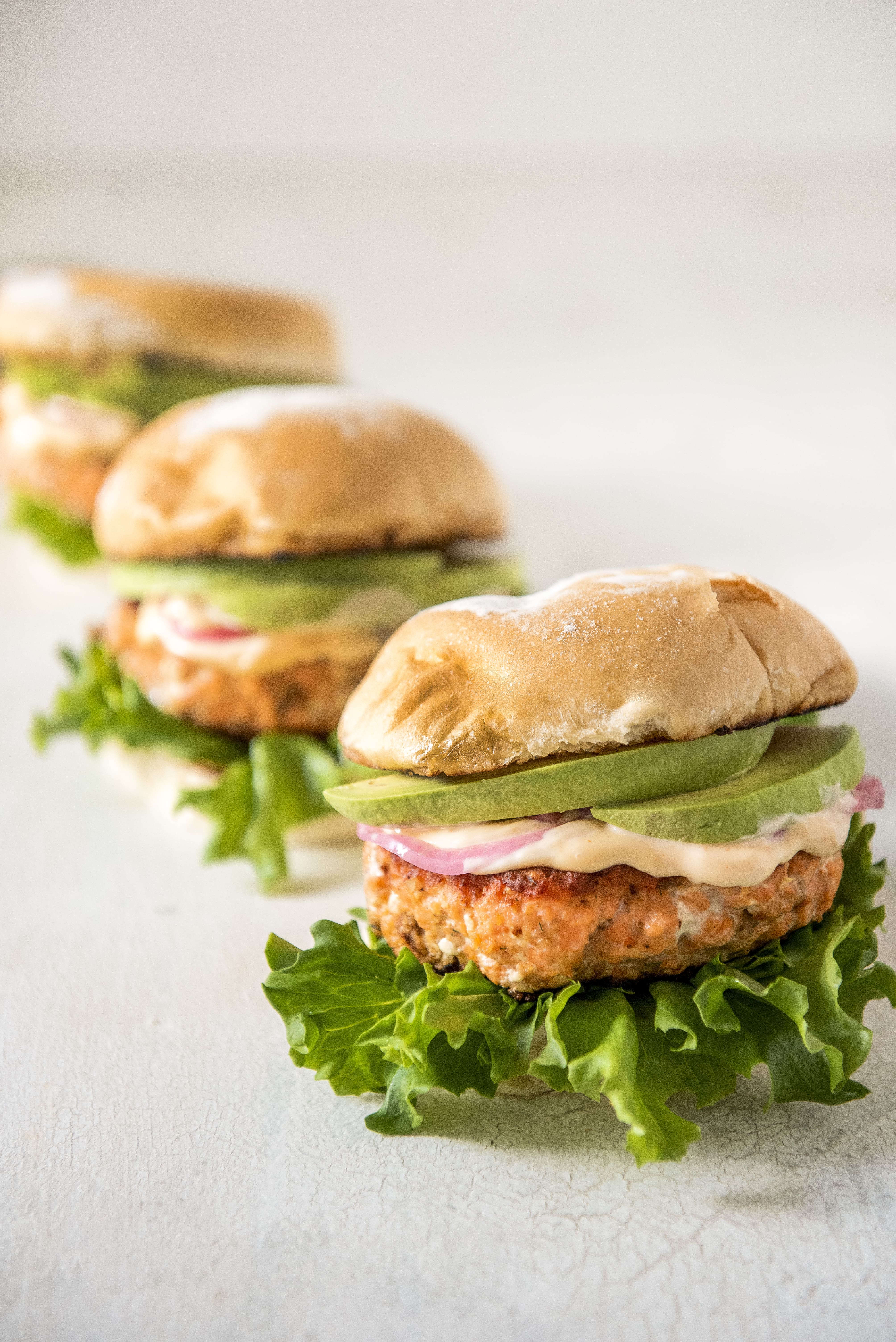 HURRICANE SALMON BURGERS