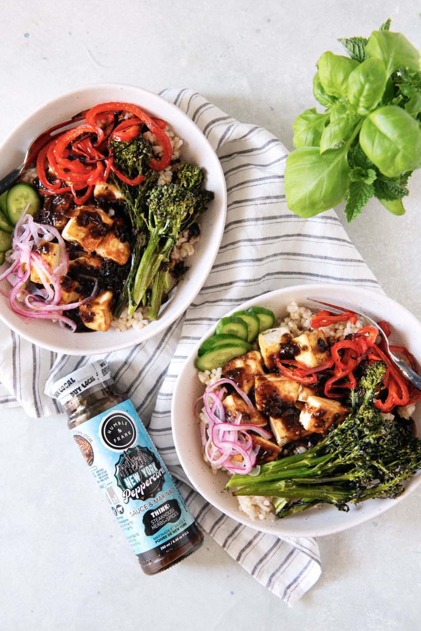 Peppercorn Tofu Bowls