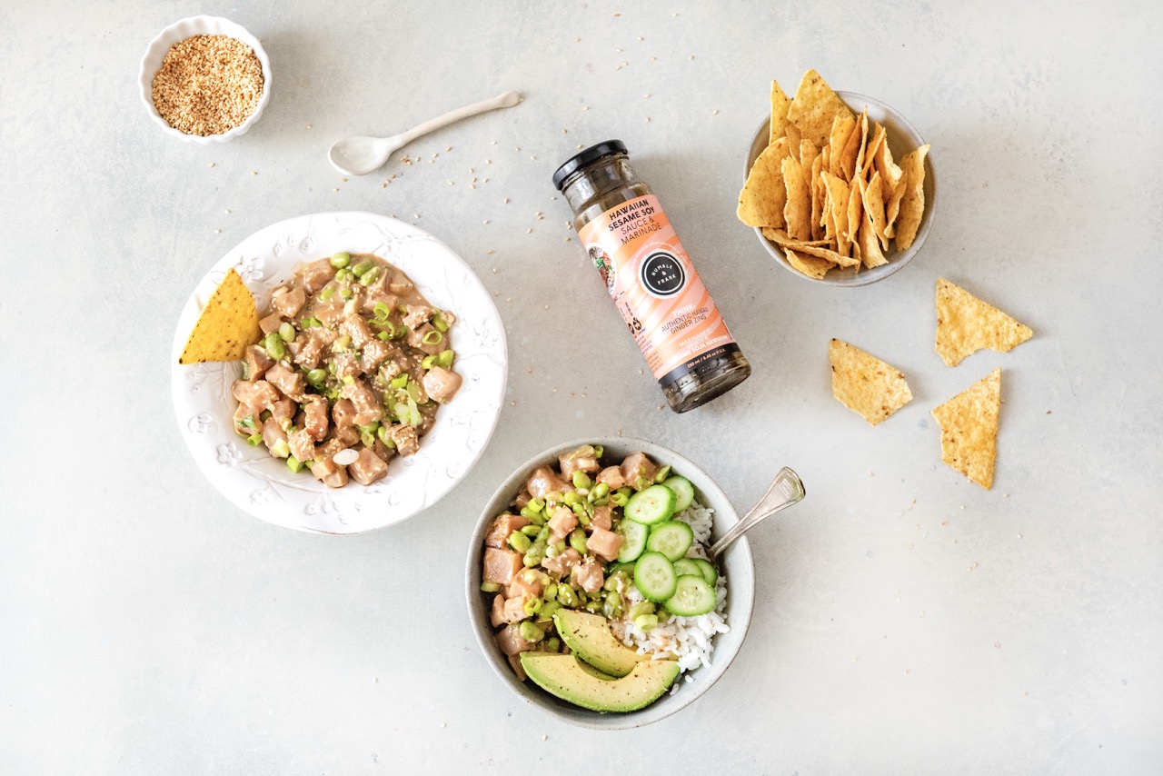 Hawaiian Sesame Tuna Poke