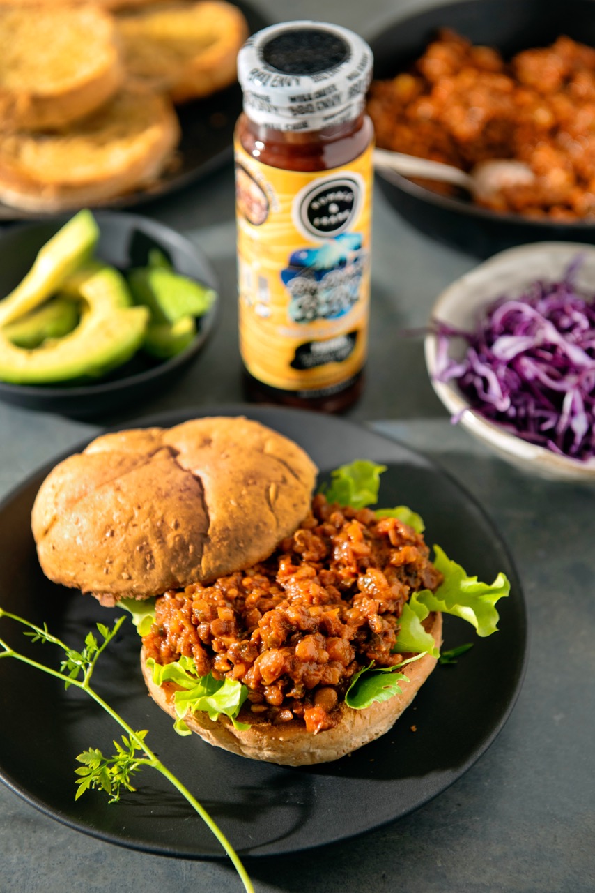 BBQ Lentil Sloppy Joes