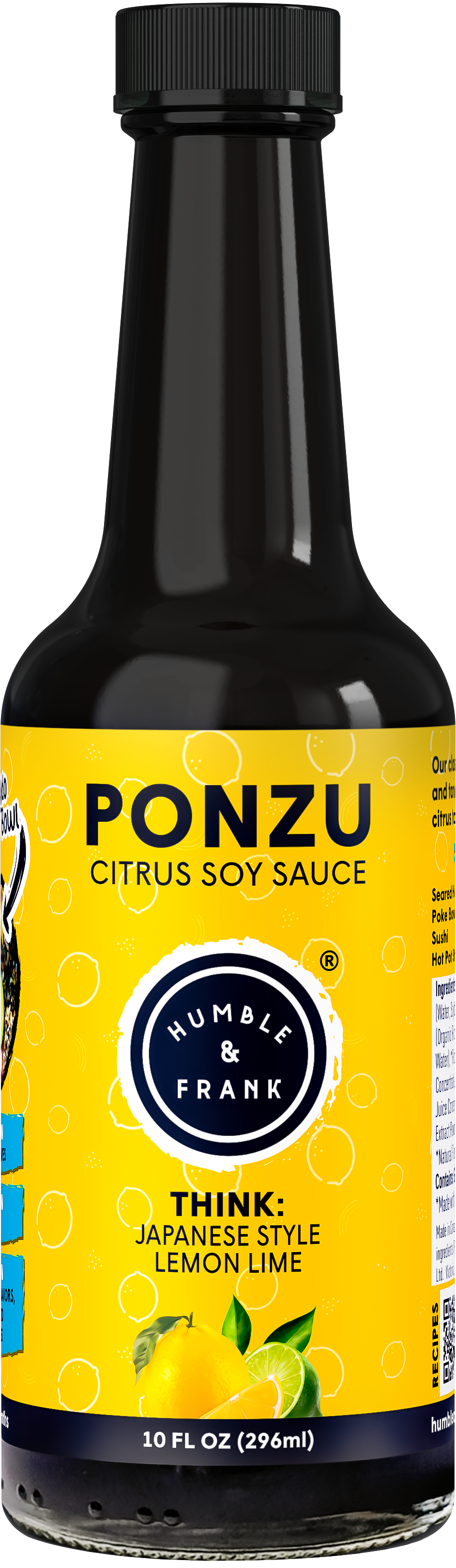 Humble & Frank Citrus Ponzu Soy Sauce, US label