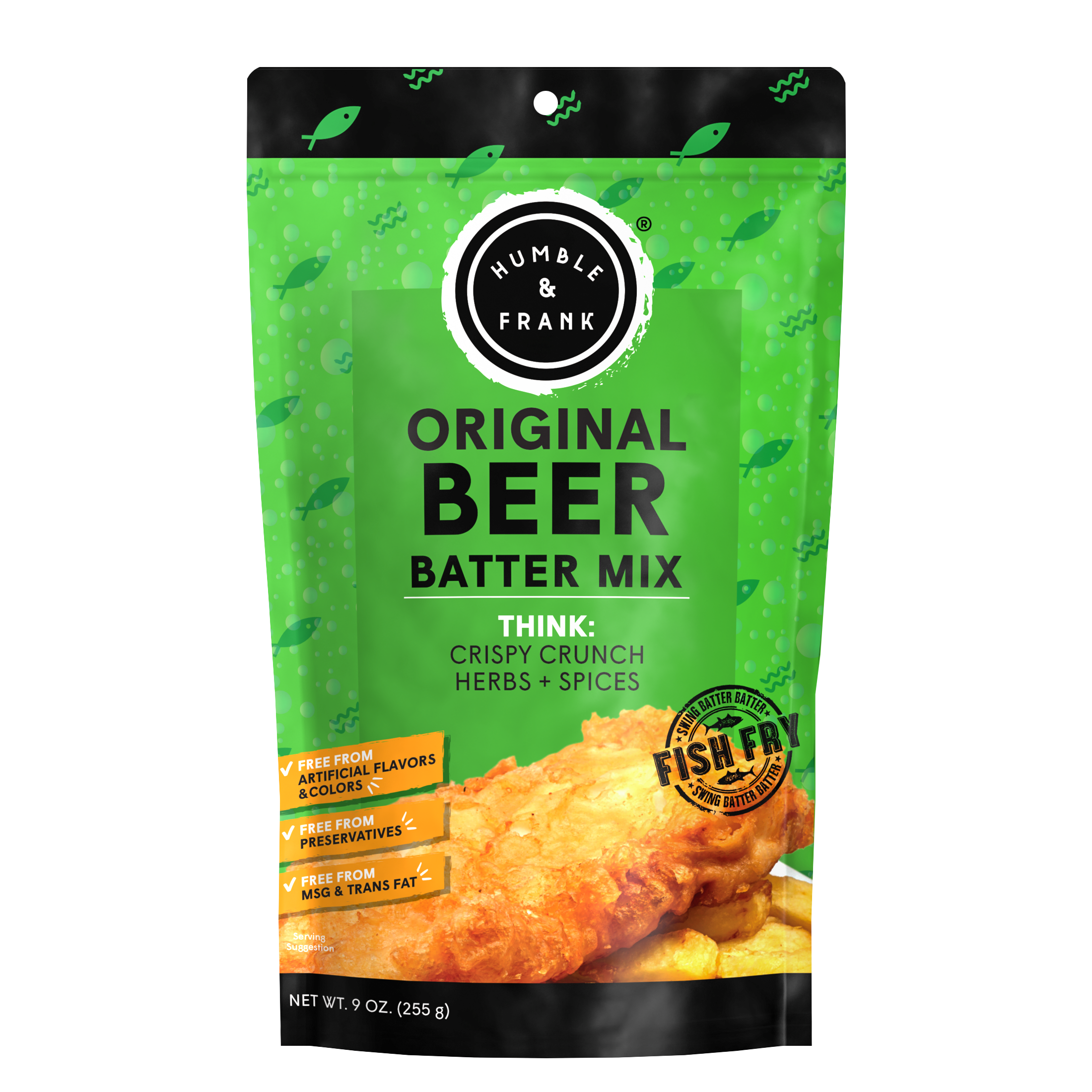 Humble & Frank Original Beer Batter Mix, US label
